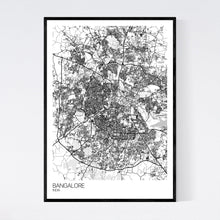 Load image into Gallery viewer, Bangalore City Map Print