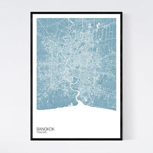Load image into Gallery viewer, Bangkok City Map Print