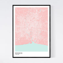 Load image into Gallery viewer, Bangkok City Map Print