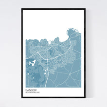 Load image into Gallery viewer, Bangor City Map Print