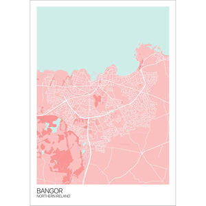 Map of Bangor, Northern Ireland