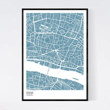 Load image into Gallery viewer, Bank Neighbourhood Map Print