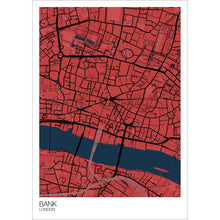 Load image into Gallery viewer, Map of Bank, London