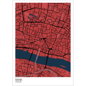 Map of Bank, London
