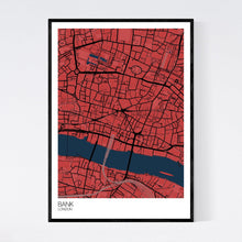 Load image into Gallery viewer, Map of Bank, London