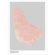 Load image into Gallery viewer, Map of Barbados, 