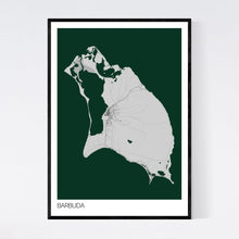 Load image into Gallery viewer, Barbuda Island Map Print
