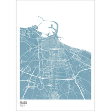 Load image into Gallery viewer, Map of Bari, Italy