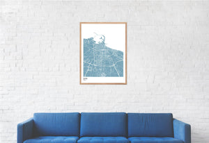 Map of Bari, Italy