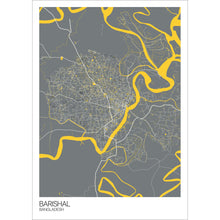 Load image into Gallery viewer, Map of Barishal, Bangladesh