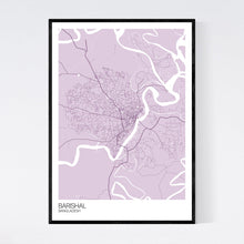 Load image into Gallery viewer, Barishal City Map Print
