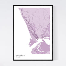 Load image into Gallery viewer, Barmouth Town Map Print