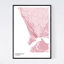 Load image into Gallery viewer, Barmouth Town Map Print