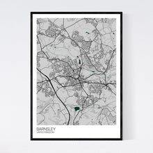 Load image into Gallery viewer, Map of Barnsley, United Kingdom