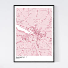 Load image into Gallery viewer, Barnstaple Town Map Print