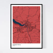 Load image into Gallery viewer, Barnstaple Town Map Print