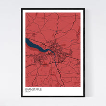 Load image into Gallery viewer, Barnstaple Town Map Print
