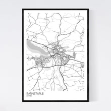 Load image into Gallery viewer, Barnstaple Town Map Print