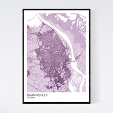 Load image into Gallery viewer, Barranquilla City Map Print