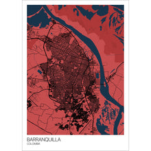 Load image into Gallery viewer, Map of Barranquilla, Colombia