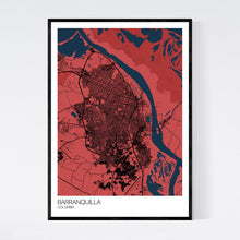 Load image into Gallery viewer, Map of Barranquilla, Colombia