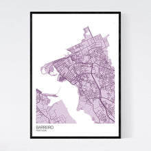 Load image into Gallery viewer, Barreiro City Map Print