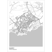 Load image into Gallery viewer, Map of Barry, United Kingdom