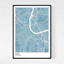Load image into Gallery viewer, Basel City Map Print