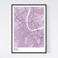 Load image into Gallery viewer, Basel City Map Print