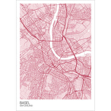 Load image into Gallery viewer, Map of Basel, Switzerland