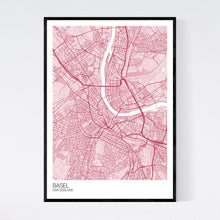 Load image into Gallery viewer, Map of Basel, Switzerland