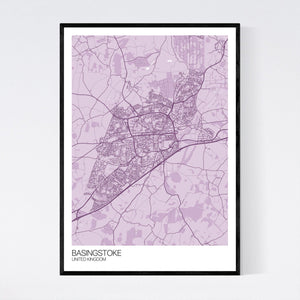 Map of Basingstoke, United Kingdom