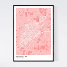 Load image into Gallery viewer, Basingstoke City Map Print