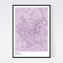 Load image into Gallery viewer, Map of Bath, United Kingdom