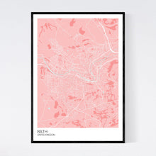 Load image into Gallery viewer, Bath City Map Print
