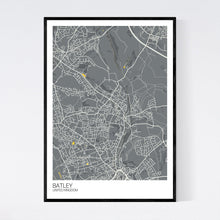 Load image into Gallery viewer, Batley City Map Print