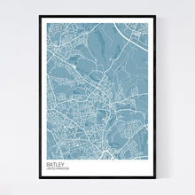 Load image into Gallery viewer, Batley City Map Print