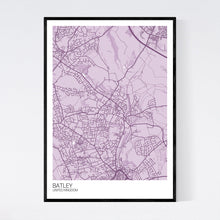 Load image into Gallery viewer, Batley City Map Print