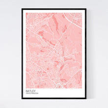 Load image into Gallery viewer, Batley City Map Print