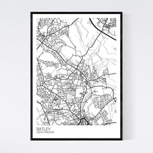 Load image into Gallery viewer, Map of Batley, United Kingdom