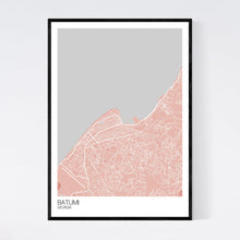 Load image into Gallery viewer, Map of Batumi, Georgia