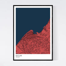 Load image into Gallery viewer, Batumi City Map Print