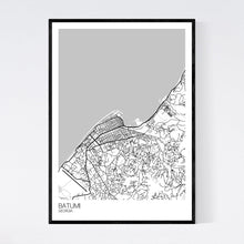 Load image into Gallery viewer, Batumi City Map Print