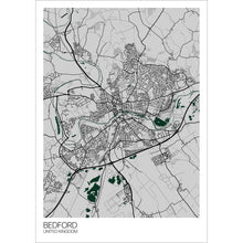 Load image into Gallery viewer, Map of Bedford, United Kingdom