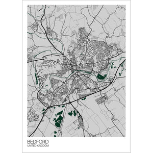 Map of Bedford, United Kingdom