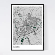 Load image into Gallery viewer, Map of Bedford, United Kingdom