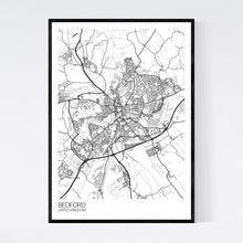 Load image into Gallery viewer, Bedford City Map Print