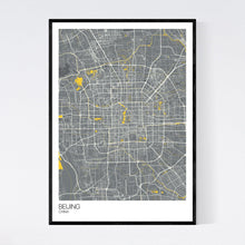 Load image into Gallery viewer, Beijing City Map Print