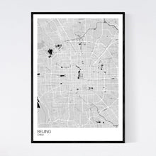 Load image into Gallery viewer, Beijing City Map Print