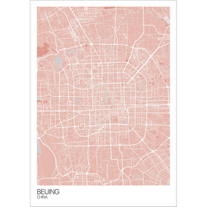 Map of Beijing, China